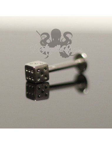 Bijou de cartilage Dés en acier chirurgical