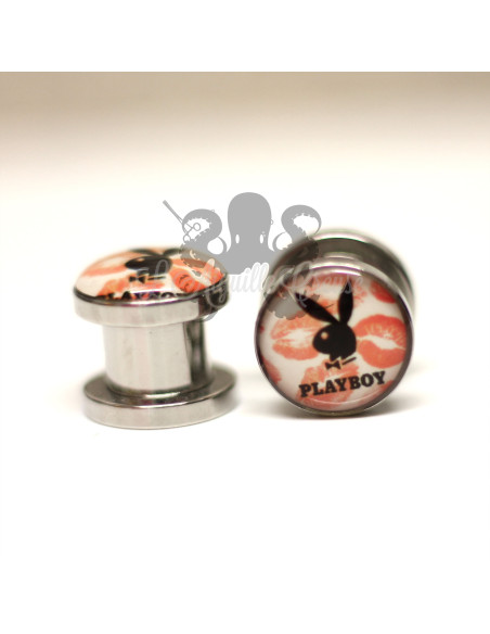 Plug Playboy en acier 316L