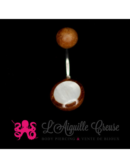 Banane de nombril Bois & Nacre