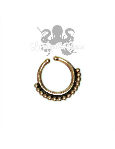 Faux Septum en bronze