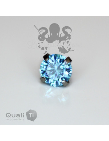 Zircon griffé de 3 mm QualiTi en titane - pour 1.2 mm