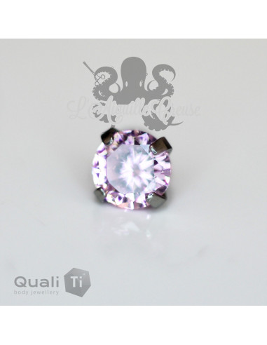 Zircon griffé de 3 mm QualiTi en titane - pour 1.2 mm