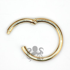 Anneau segmenté articulé en or jaune 14 carats 2