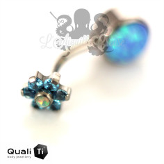 Bijou de nombril QualiTi en Titane implantable 2