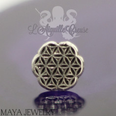 Forty3 en or blanc 14 carats Threadless - Maya