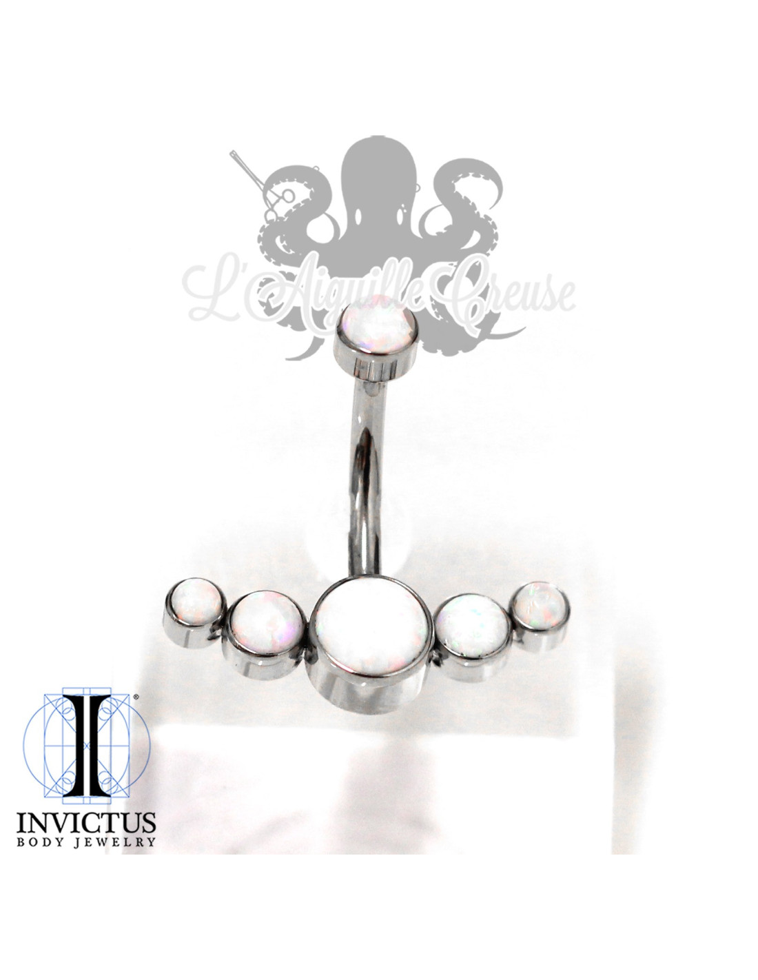 Piercing De Nombril En Titane G23 - Forme Cœur Avec Filetage Interne - Pour Peaux Sensibles