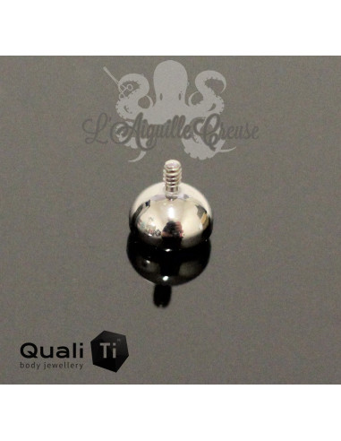 Demi bille QualiTi en zircon et titane - pour 1.6 mm