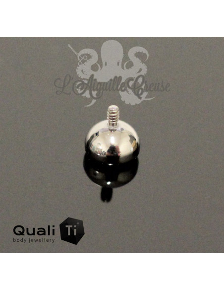 Demi bille QualiTi en zircon et titane - pour 1.6 mm