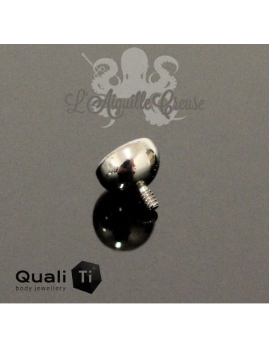 Demi bille QualiTi en zircon et titane - pour 1.6 mm