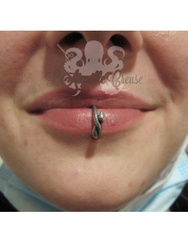 Anneau segmenté serpent, ouverture facile