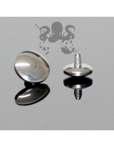 Accessoire pour bijou en 1.6 mm en acier chirurgical