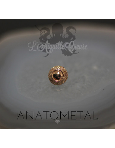 Accessoire Hera End ANATOMETAL 5 mm en or rose 18 carats pour 1.6 mm