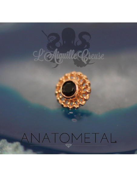 Accessoire Virtue End ANATOMETAL 4 mm en rose jaune 18 carats pour 1.2 mm