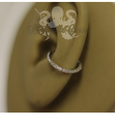 Anneau articulé en or blanc 18 carats & Diamants 2