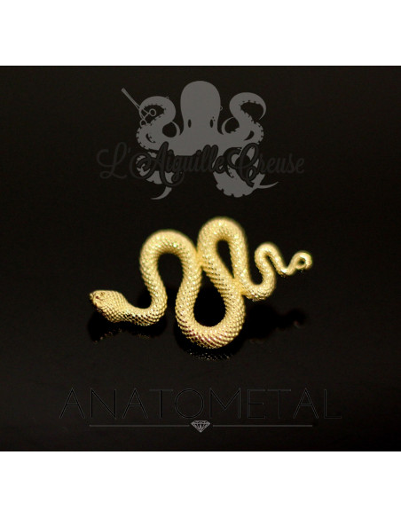 Accessoire Serpent ANATOMETAL Maxi en or jaune 18 carats pour 1.6 mm