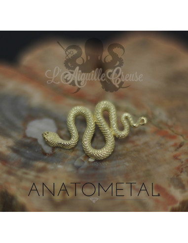 Accessoire Serpent ANATOMETAL Maxi en or jaune 18 carats pour 1.6 mm