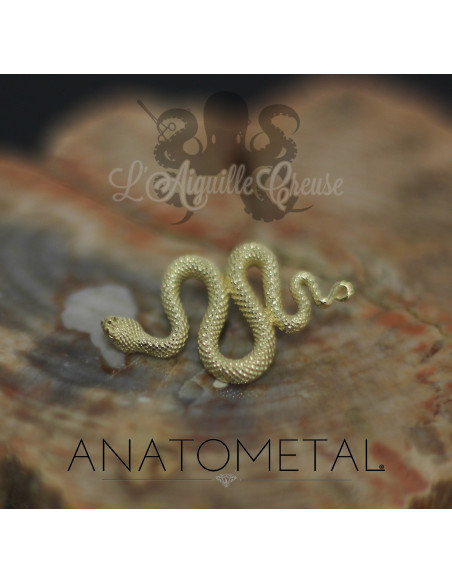Accessoire Serpent ANATOMETAL Maxi en or jaune 18 carats pour 1.6 mm