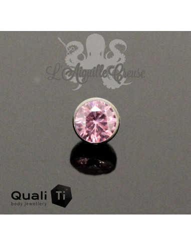 Demie bille QualiTi en titane et zircon , pour 1.2 mm