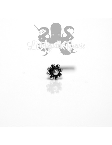 Stud en Argent 925 Fleur
