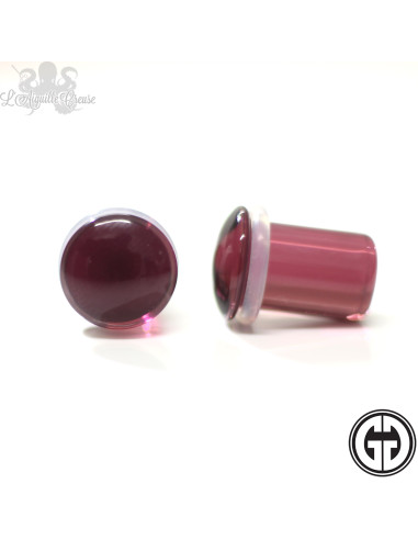 Paire de plugs Gorilla Glass Violet