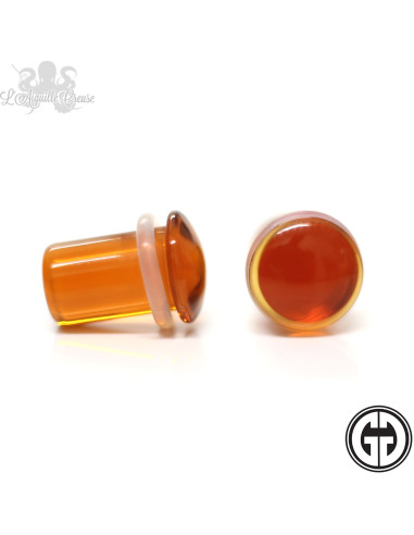 Paire de plugs Gorilla Glass Honey