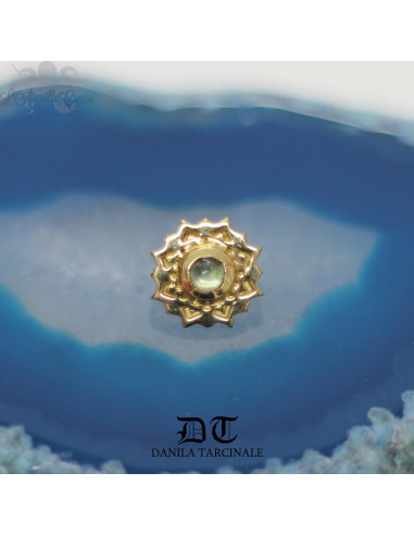 Accessoire "Mandala" Danila Tarcinale en or jaune 18 carats pour 1.2 mm