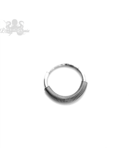 Anneau en acier chirurgical 316L segmenté