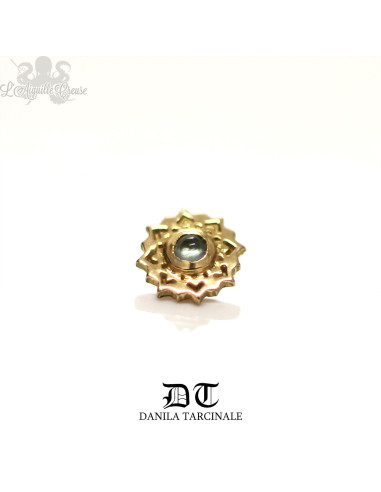 Accessoire "Mandala" Danila Tarcinale en or jaune 18 carats pour 1.2 mm