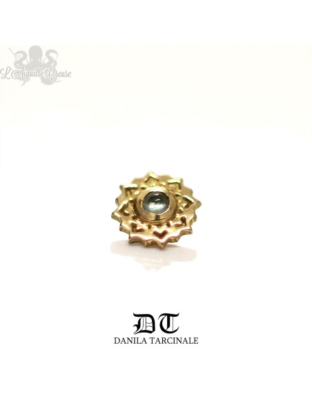 Accessoire "Mandala" Danila Tarcinale en or jaune 18 carats pour 1.2 mm