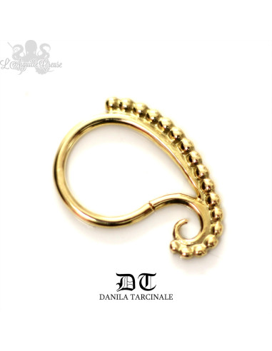 Anneau "Paisley" en or jaune 18 carats Danila Tarcinale