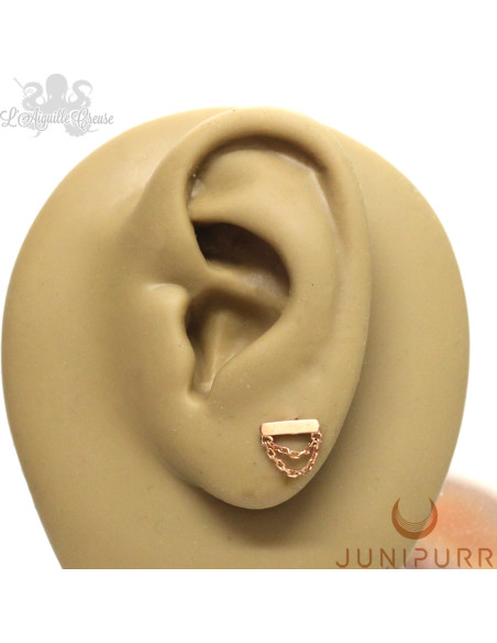 Accessoire Threadless Junipurr en or rose 14 carats