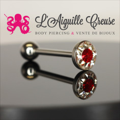 Bijou de langue Swarovski plat 2