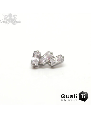 Cluster QualiTi en titane & zircons - pour 1 ou 1.2 mm