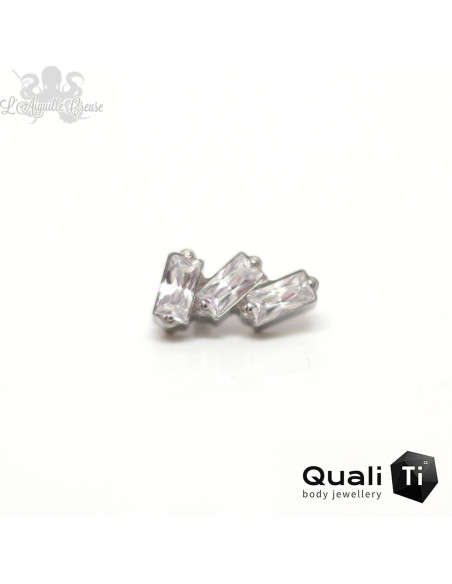 Cluster QualiTi en titane & zircons - pour 1 ou 1.2 mm