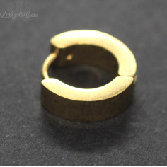 Boucle d'oreille pvd or 2