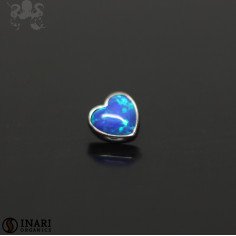 Coeur d'opale synthétique Inari Organics en titane- pour 1 ou 1.2 mm