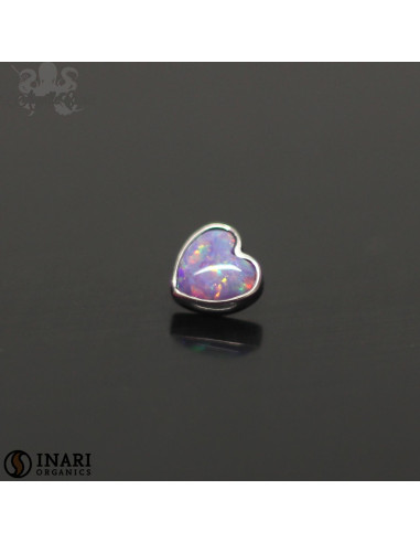 Coeur d'opale synthétique Inari Organics en titane- pour 1 ou 1.2 mm