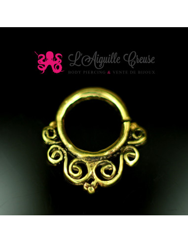 Anneau de septum en bronze