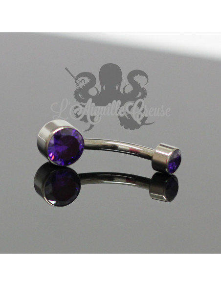 Bijou de nombril en Titane implantable QualiTi