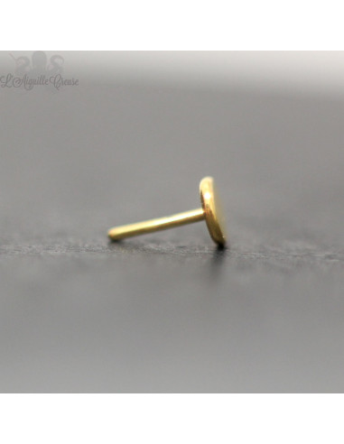 Plateau en titane pvd or Threadless