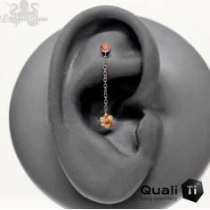 Accessoire QualiTi en titane et zircons premiums, pour 1 ou 1.2 mm