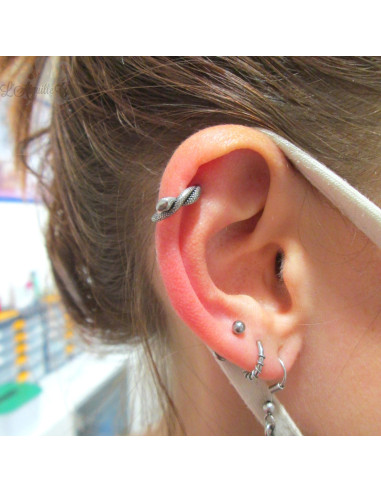 Anneau segmenté serpent, ouverture facile