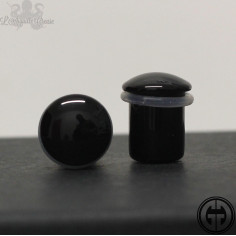 Paire de plugs Gorilla Glass noir