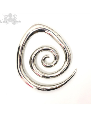 Poids Spirale en bronze blanc