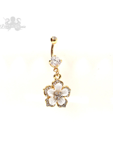 Bijou de nombril plaqué or