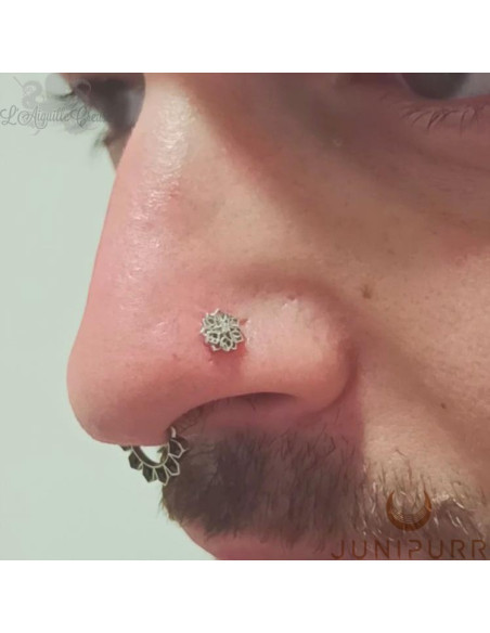 Accessoire Zircon et or blanc 14 carats Threadless Junipurr