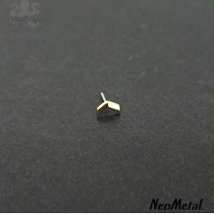 Accessoire Chevron en or jaune 18 carats Neometal - Threadless 2