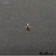 Accessoire Etoile en or jaune 18 carats Neometal - Threadless 2