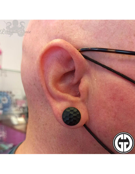 Paire de plug Gorilla Glass Martelé