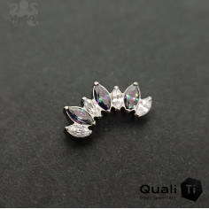 Cluster QualiTi en titane et zircons premiums, pour 1 ou 1.2 mm